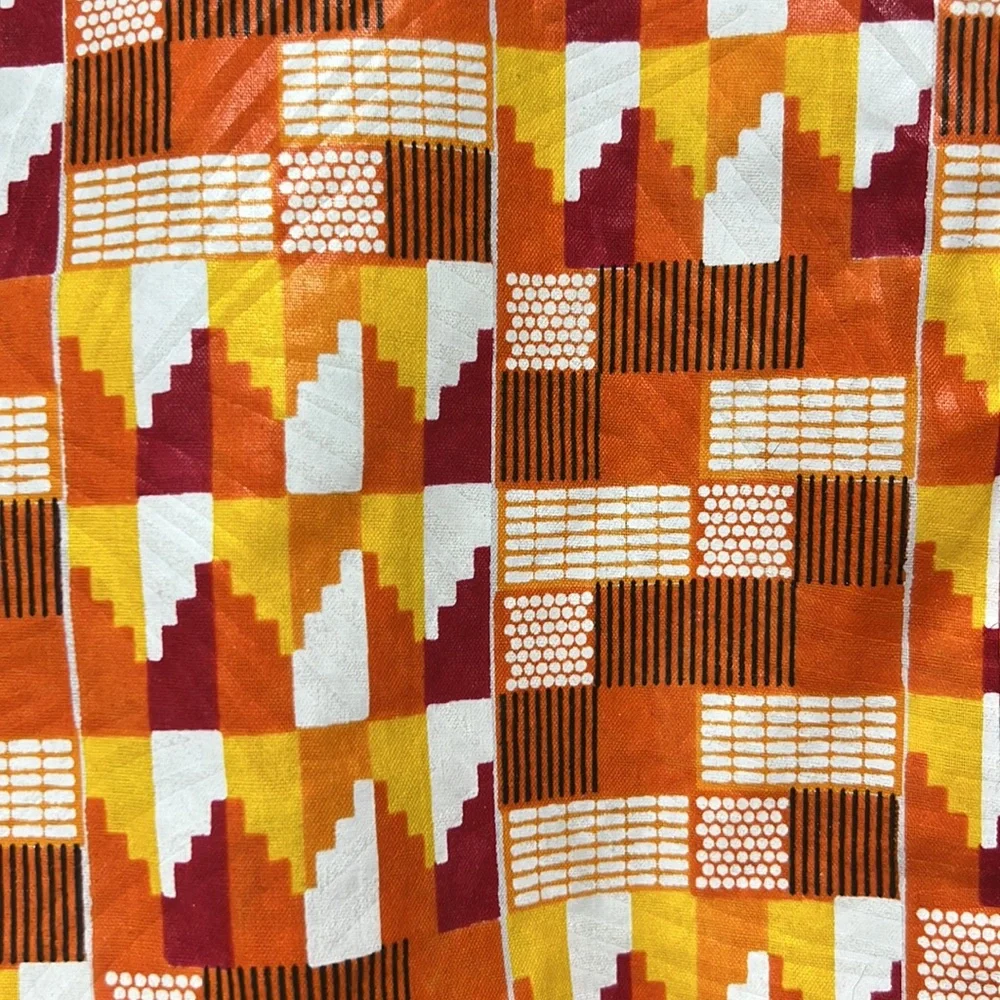 NWOT TIMBALI CRAFTS African Geometric Print Lucy Cloth Hobo Sling Bag